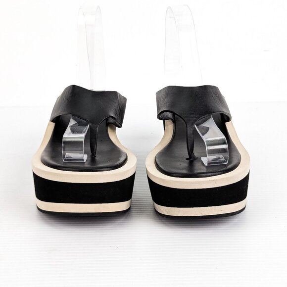 Frame Paris Wmn Le Ocean Y2K 90s Ins Platform Black Sandals 8-8.5US EUR 38.5 - Picture 5 of 8